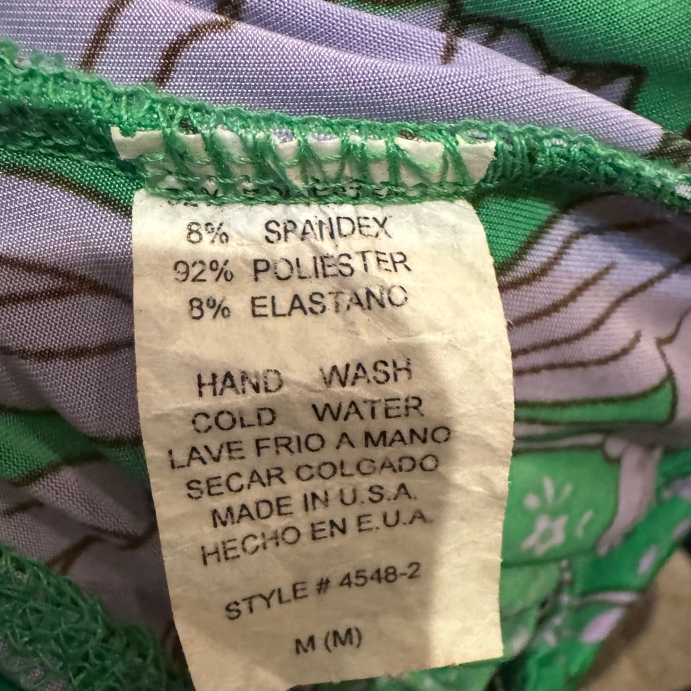 NWOT Women’s Sexy Yet Classy Boutique Backless Dress Color Green & Purple Size M - Picture 9 of 9